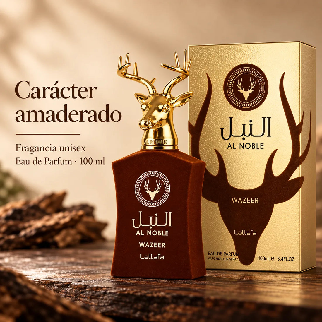 Lattafa – Al Noble Wazeer Perfume Unisex Amaderado 100 ml