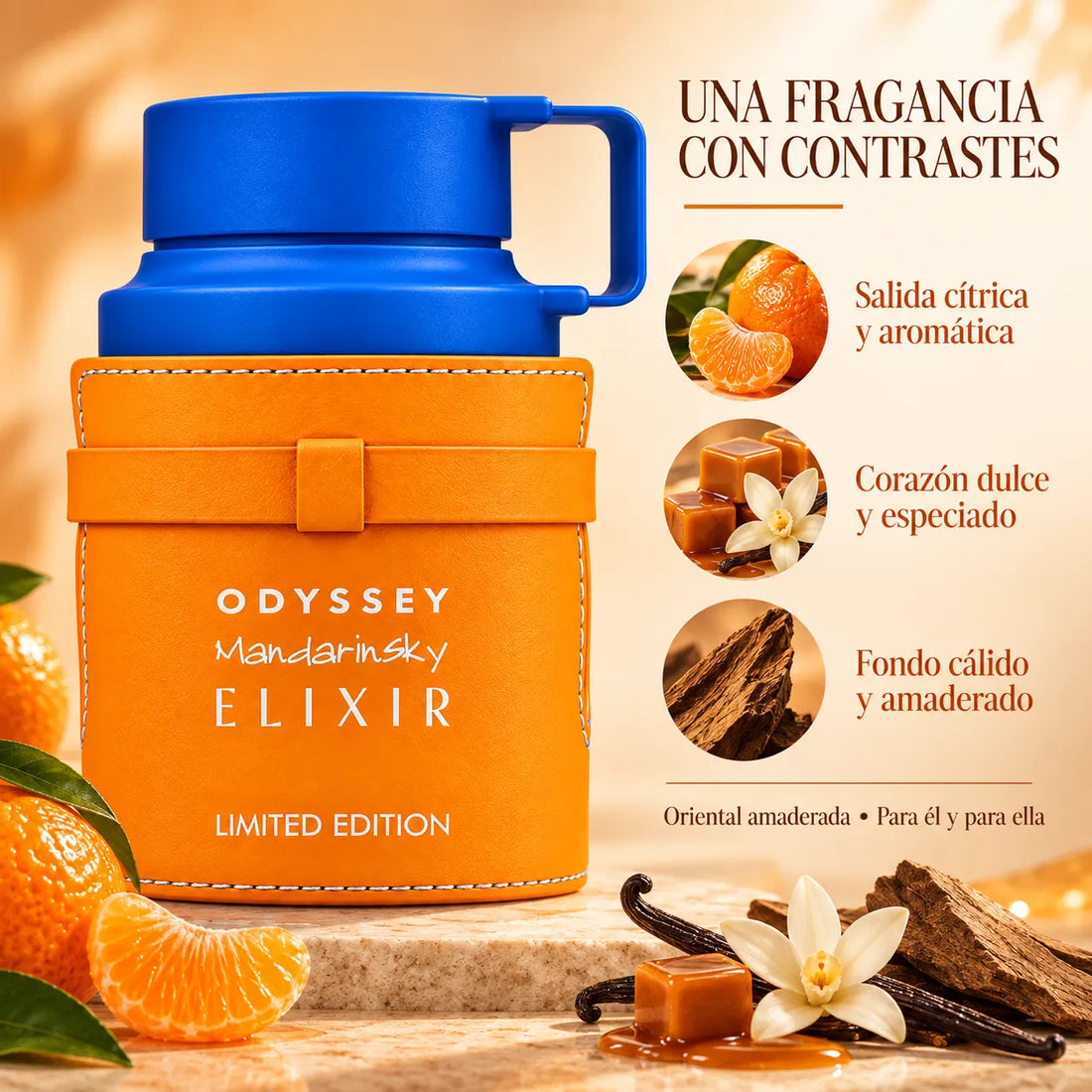 Armaf – Perfume Oriental Amaderado para Hombre Odyssey Mandarin Sky Elixir 100 ml