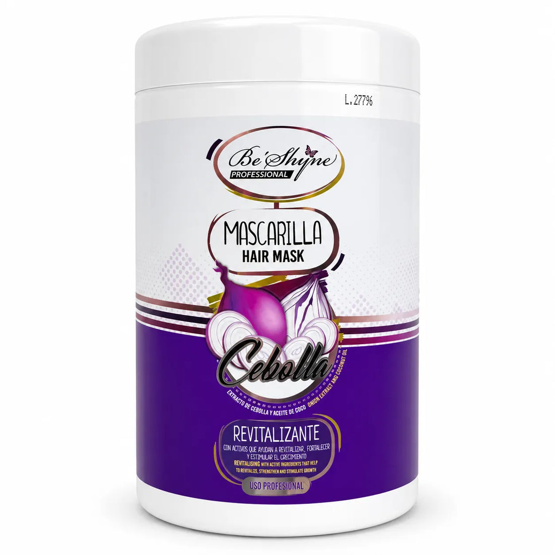 Be´Shyne® – Mascarilla Revitalizante de Cebolla para Todo Tipo de Cabello 1000ml