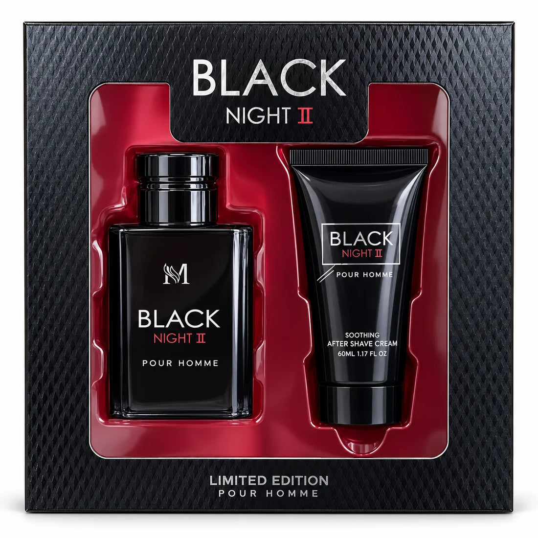 Montage Brands Black Night II – Estuche Perfume para Hombre EDT 50 ml + After Shave 50 ml