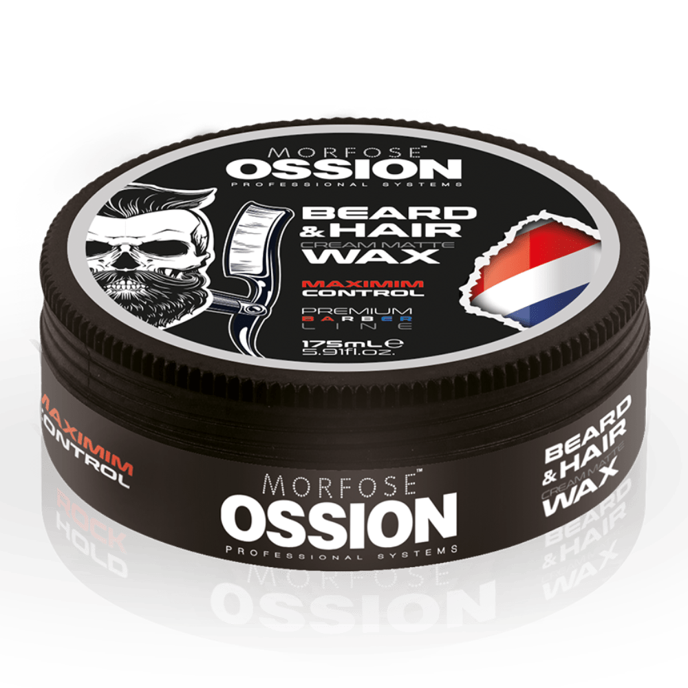 BEARD & HAIR STYLING WAX, Cera para peinar cabello y barba 175ml