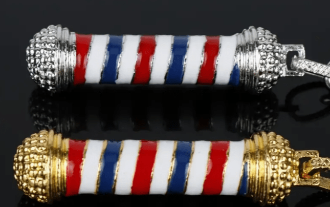 Colgante Collar Accesorios Pequeños de Barbería