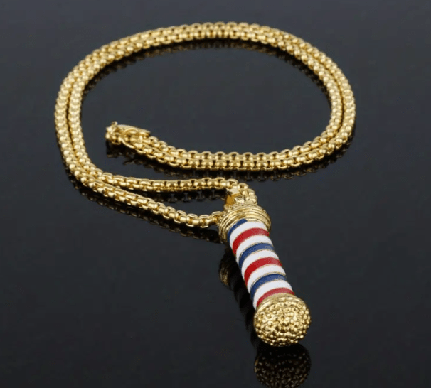Colgante Collar Accesorios Pequeños de Barbería