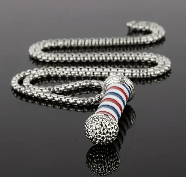 Colgante Collar Accesorios Pequeños de Barbería