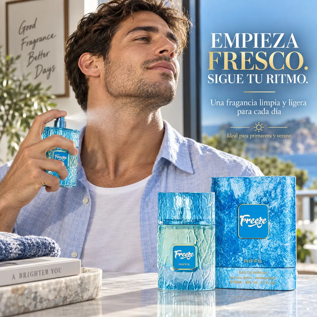 Riiffs Freeze – Perfume Fresco Masculino para Uso Diario 100 ml