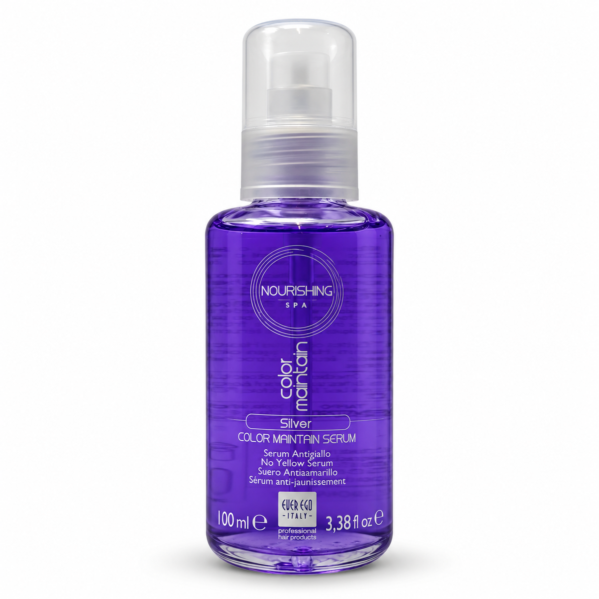 Ever Ego – Sérum antiamarillo Silver para cabello rubio y canoso 100 ml