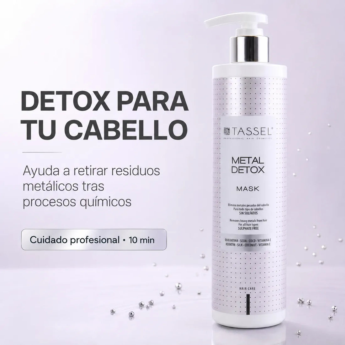 Tassel – Máscara Detox Capilar para Cabelo Tratado 500 ml