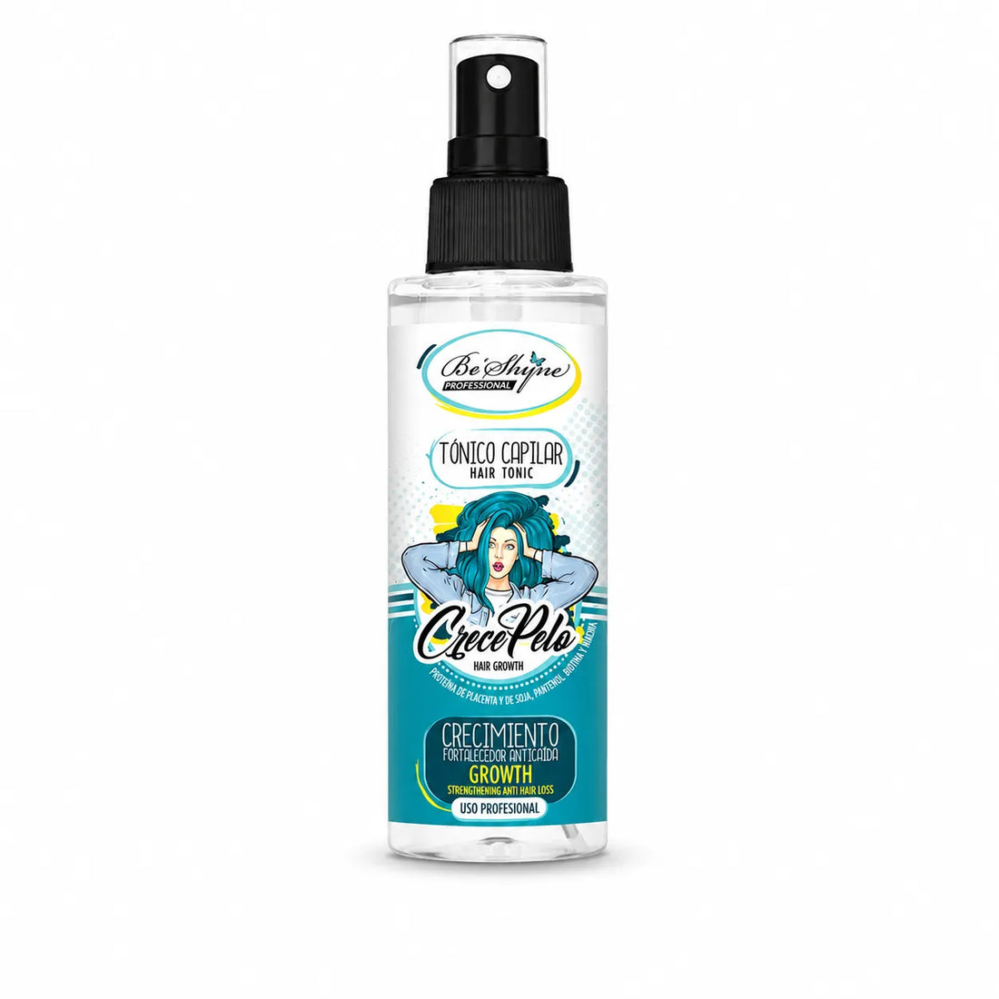 Be'Shyne – Tónico capilar CrecePelo para caída del cabello debilitado 100 ml