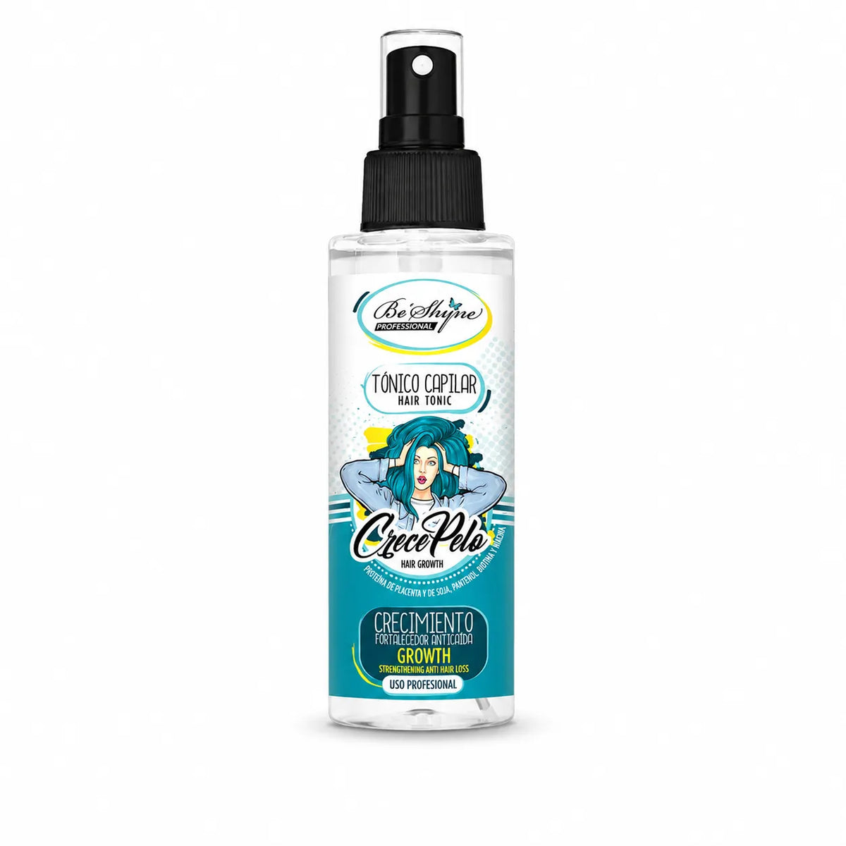 Be'Shyne – Tónico capilar CrecePelo para caída del cabello debilitado 100 ml