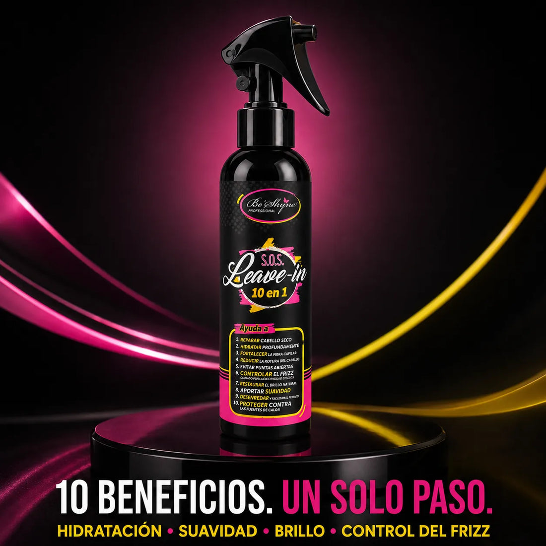 Be´Shyne® SOS Leave on 10 en 1. repara, hidrata, nutre 200ml