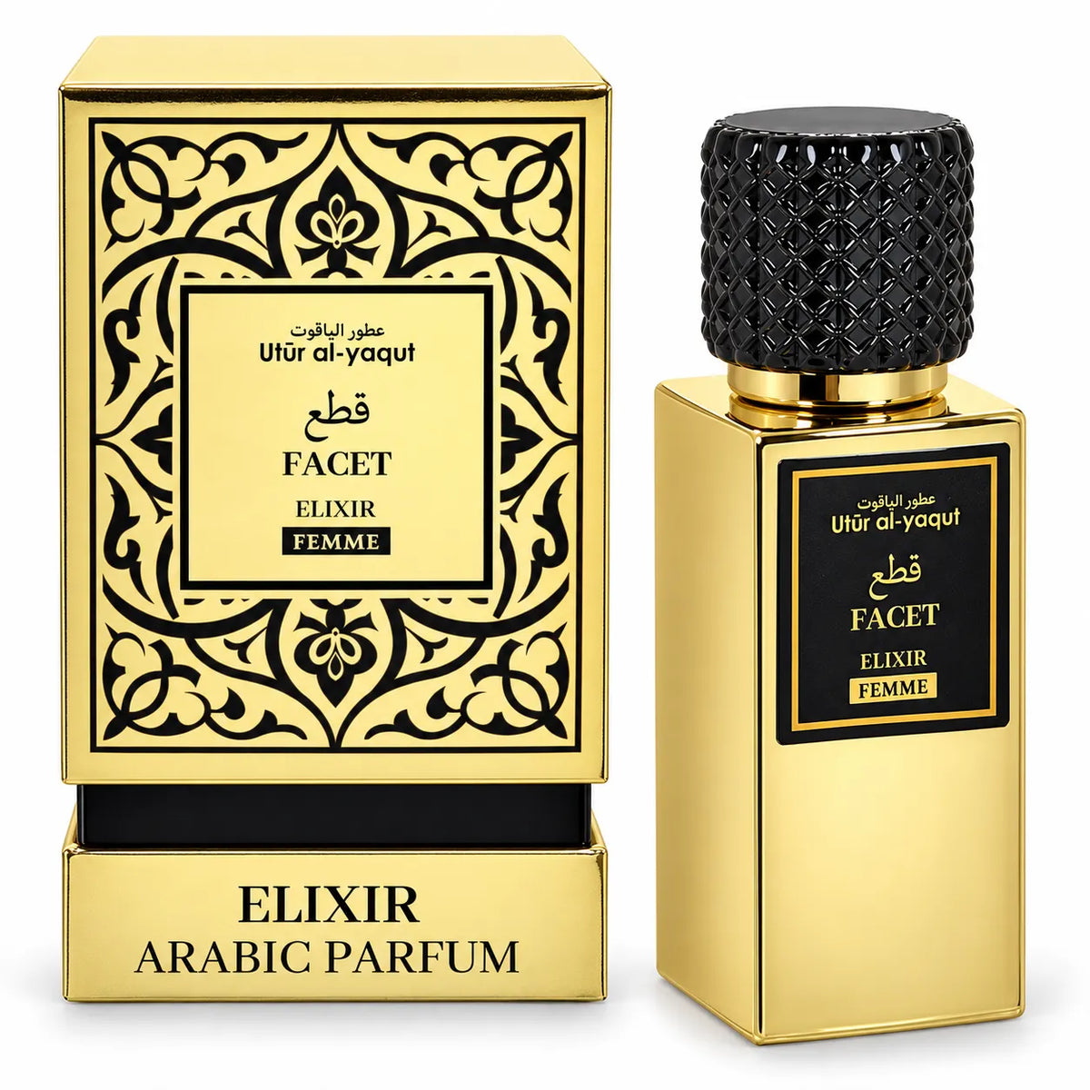 SAPHIR – Perfume gourmand para mujer Facet Elixir Femme 50 ml