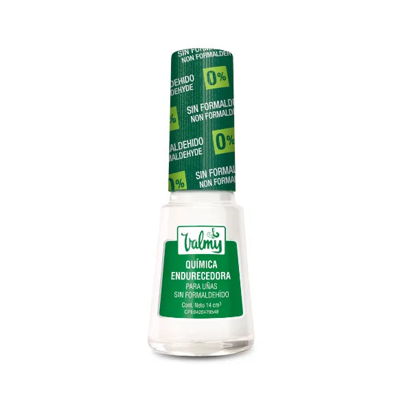 Valmy Química Endurecedora de Uñas, Libre de Formaldehído 7 Free, Tratamiento Fortalecedor y Protector -14 ml