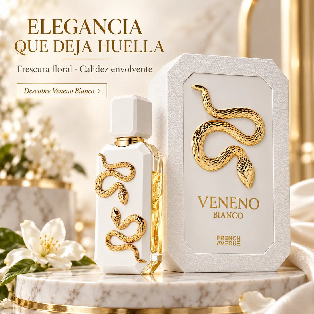 French Avenue – Perfume Femenino Floral, Cremoso y Dulce 100 ml