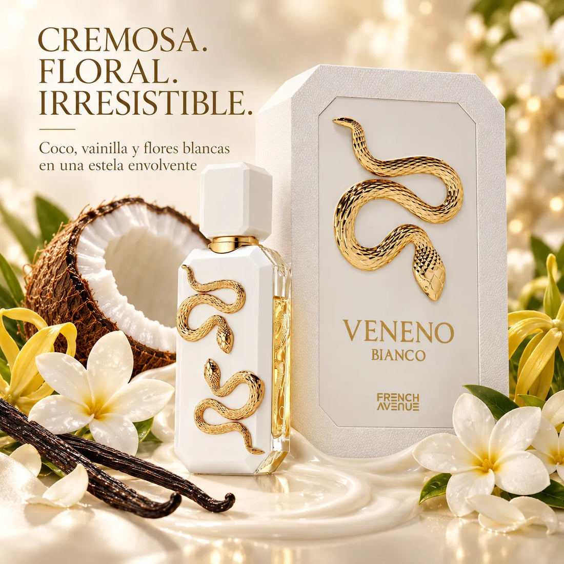 French Avenue – Perfume Femenino Floral, Cremoso y Dulce 100 ml