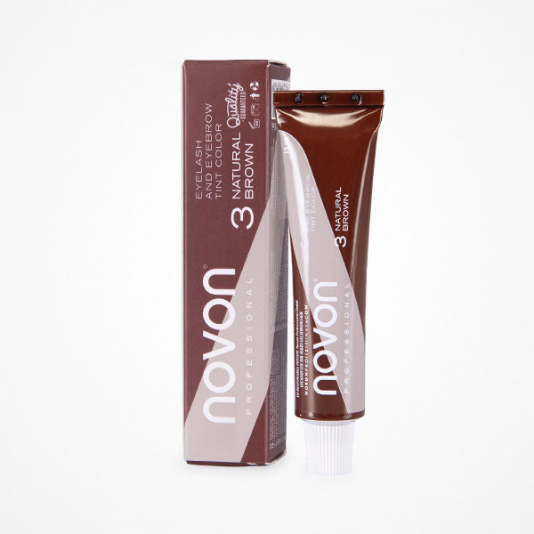 Tinte profesional para pestañas y cejas – Marrón Natural 3 | Novon Professional 15 ml