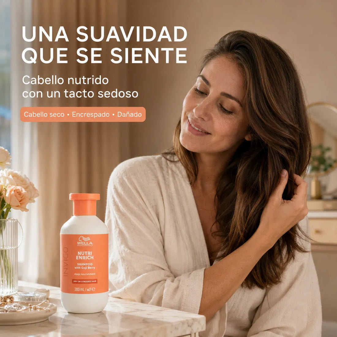 Wella – Champô para Cabelo Seco Invigo Nutri-Enrich 300 ml