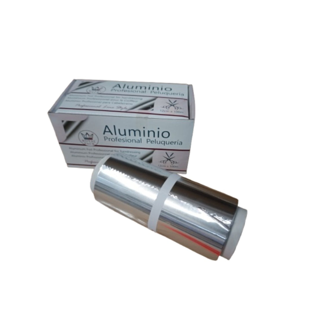 Special hairdressing aluminum 12 cm. 400 g. 100 m. (1 pc.)