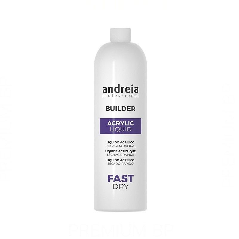 ANDREIA PROFESSIONAL BUILDER ACRYLIC LIQUID FAST DRY LIQUIDO ACRILICO SECADO RÁPIDO 1000 ML
