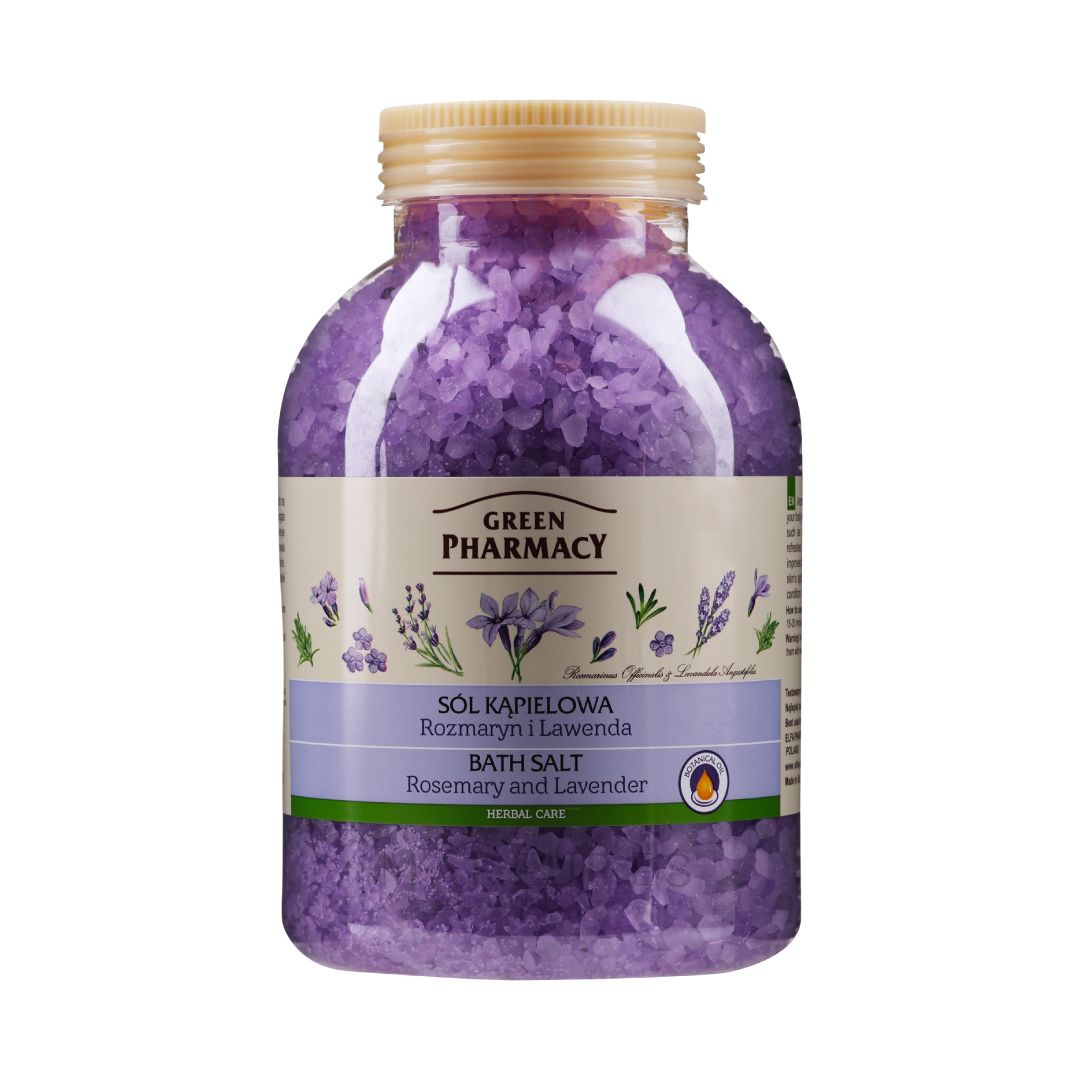 SAL DE BAÑO ROMERO Y LAVANDA 1300 GR GREEN PHARMACY