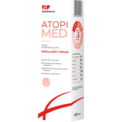 Crema emoliente ATOPI MED Elfa Pharm 400 ml, pieles atópicas