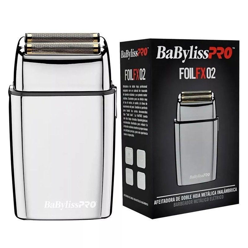 BaByliss Shaver Foil FX02 GUNSTEEL Metal, Negro