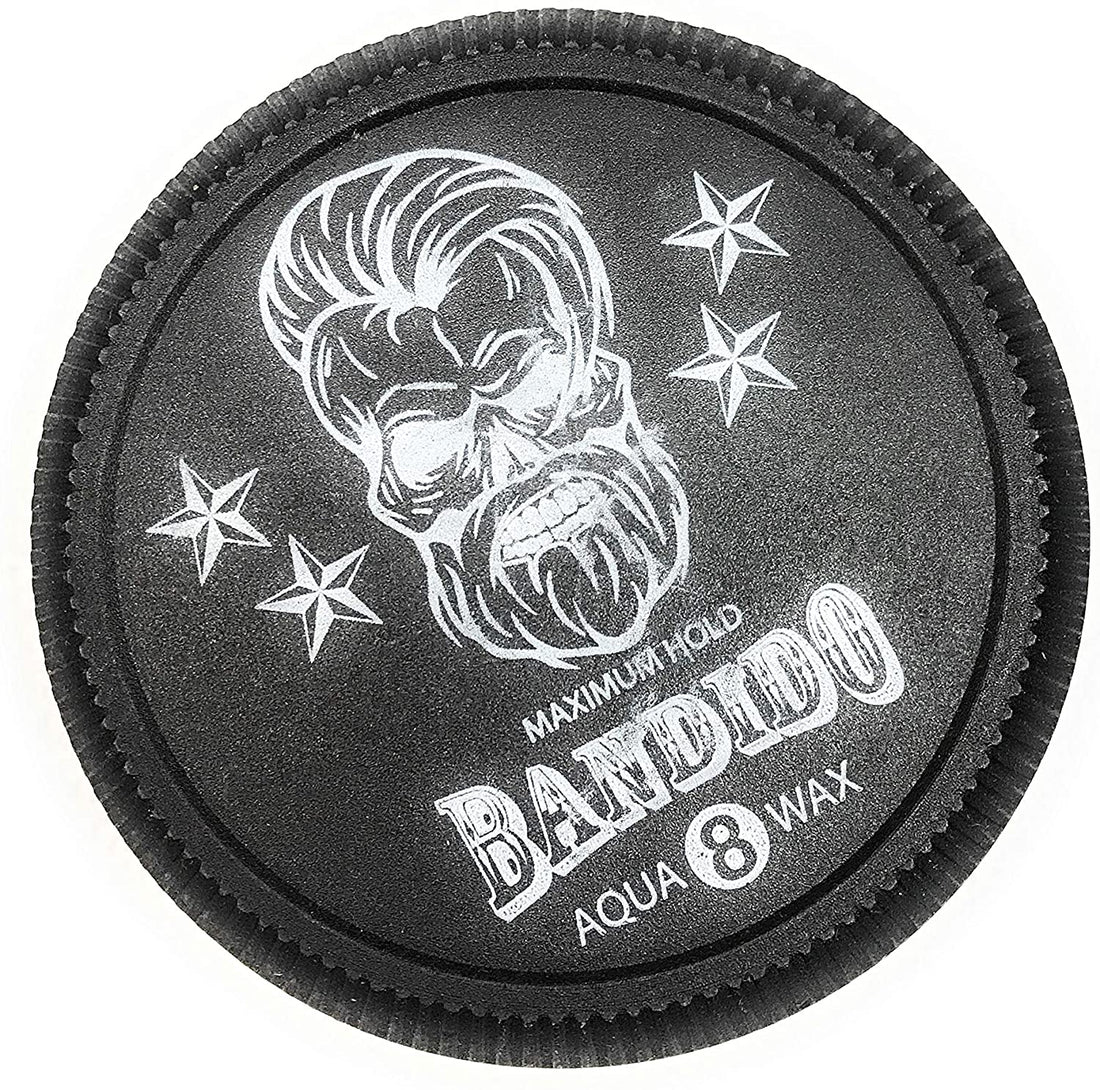 BANDIDO AQUA 8 WAX BLACK 150ML. MAXIMUM HOLD