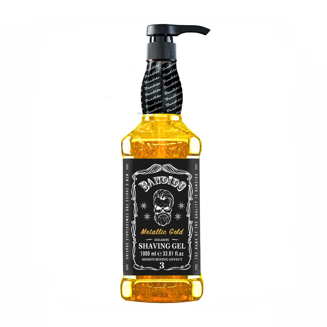 Bandido Gel de Afeitar 3 Metallic Gold