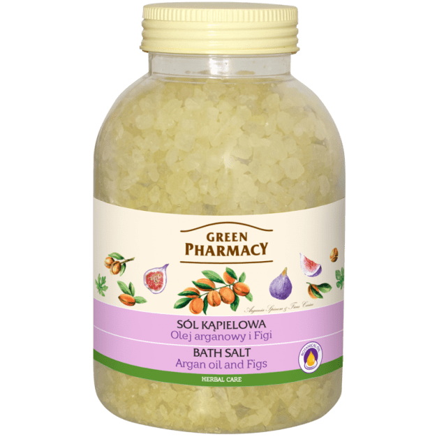 SAL DE BAÑO Green Pharmacy , aceite de argán e higos