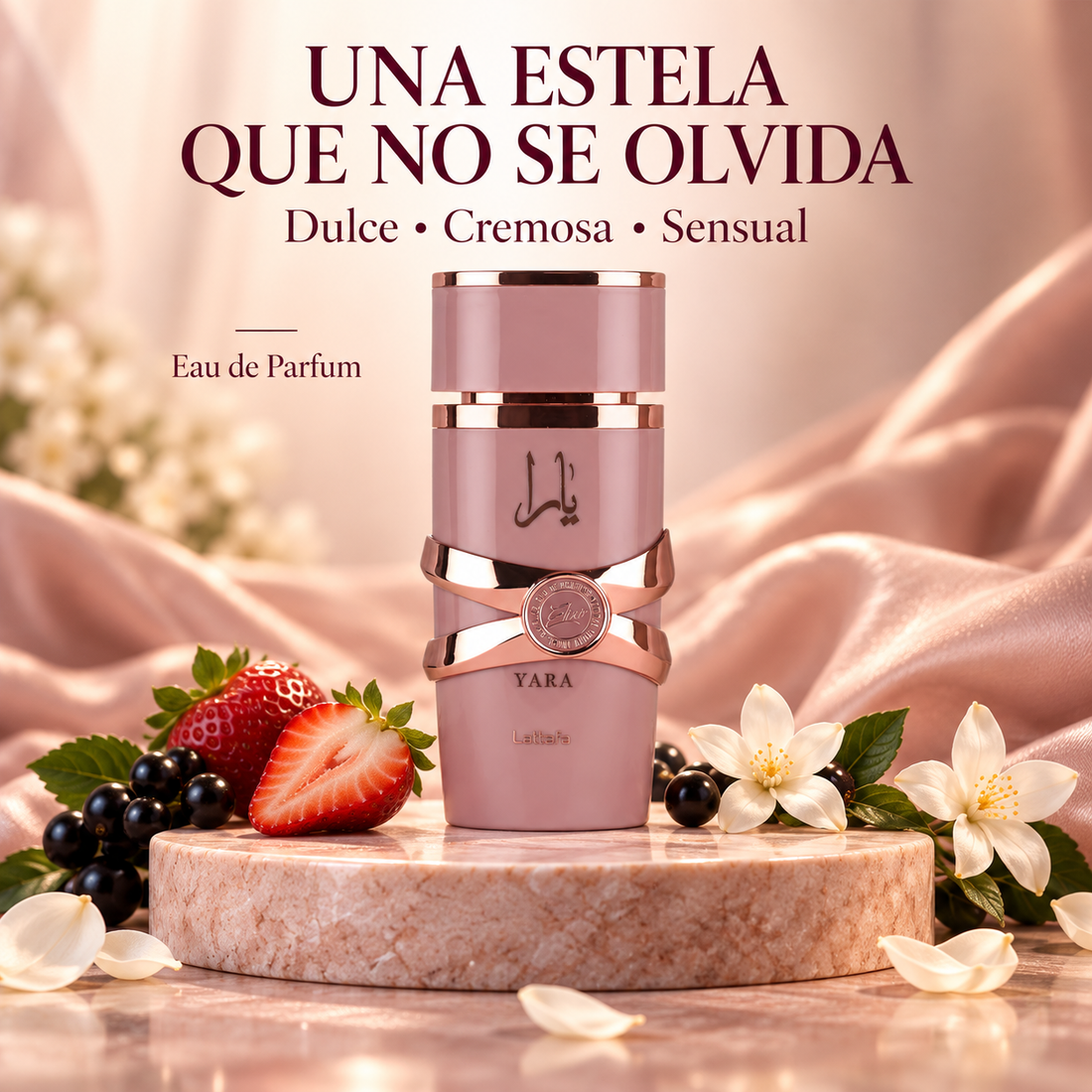 Lattafa – Perfume femenino dulce Yara Elixir Eau de Parfum 100 ml