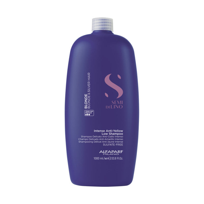 Alfaparf Milano – Champú antiamarillo para cabello rubio y plateado 250/1000 ml