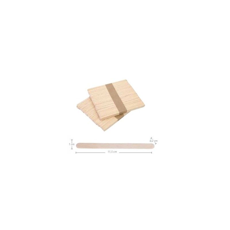 Espátula para cera pequeñas, 100und. Eurostil®