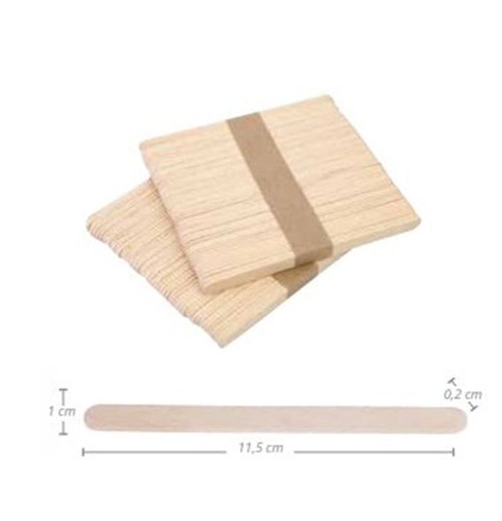 SMALL WAX SPATULAS 100 CT.