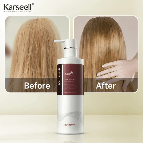 Karseell , Champú hidratante con esencia de maca - 500 ml