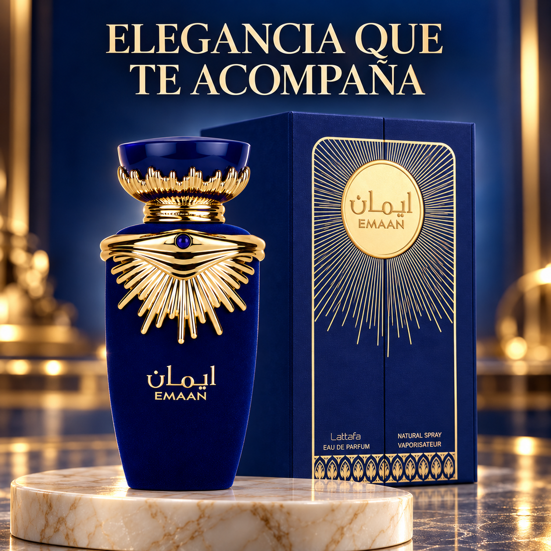 Lattafa – Perfume femenino floral Emaan Eau de Parfum 100 ml