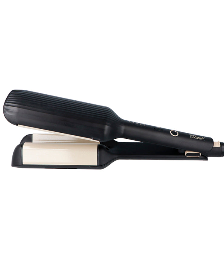 Eurostil Aqua Prancha Cerâmica Iónica de Ondas para Cabelo Ondulado 85W