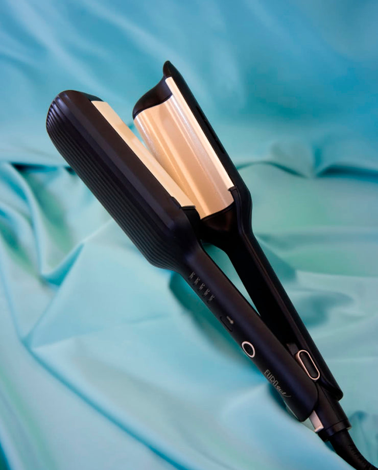 Eurostil Aqua Prancha Cerâmica Iónica de Ondas para Cabelo Ondulado 85W