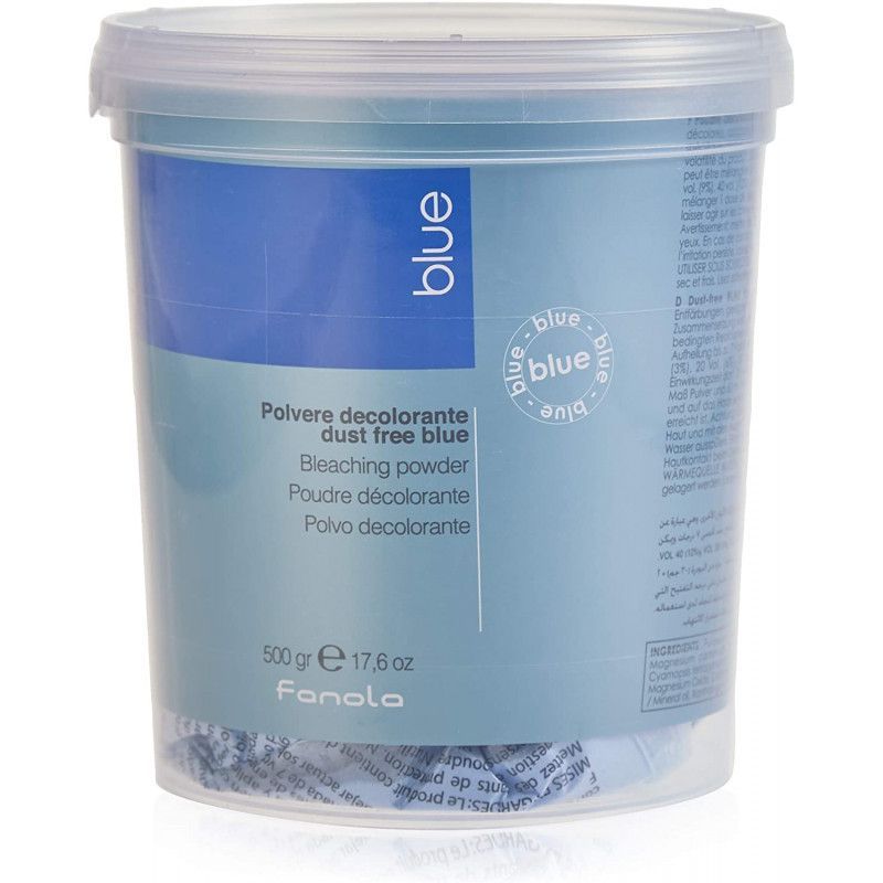 Fanola – Polvo Decolorante Azul para Aclarar Hasta 7 Tonos 500 g