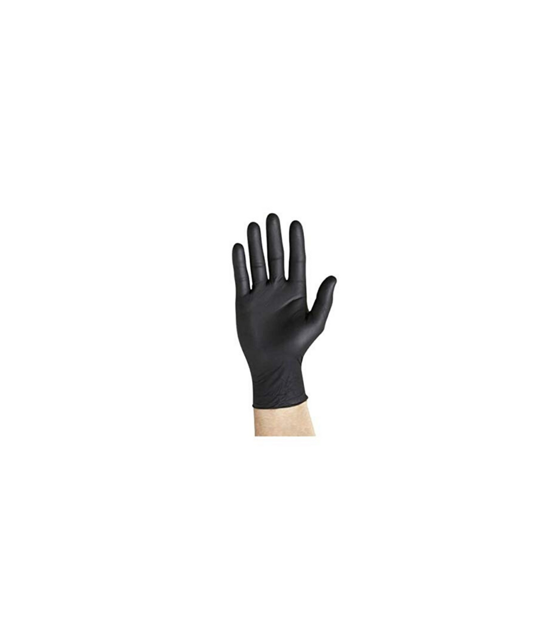 Guantes Nitrilo Negro Polvo Talla-L/8 100 Und.