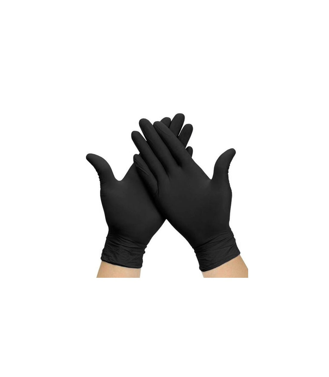 Guantes Nitrilo Negro Polvo Talla-L/8 100 Und.