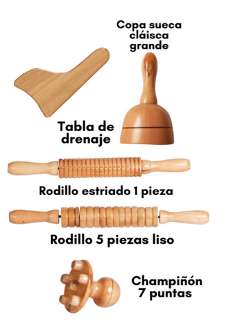 Kit maderoterapia post parto