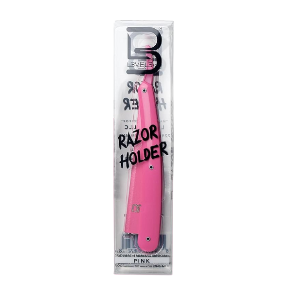 L3vel3 Razor Holder Rosa,Soporte para navaja de afeitar
