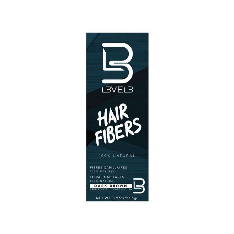 L3VEL3 FIBRAS CABELLO MARRÓN OSCURO