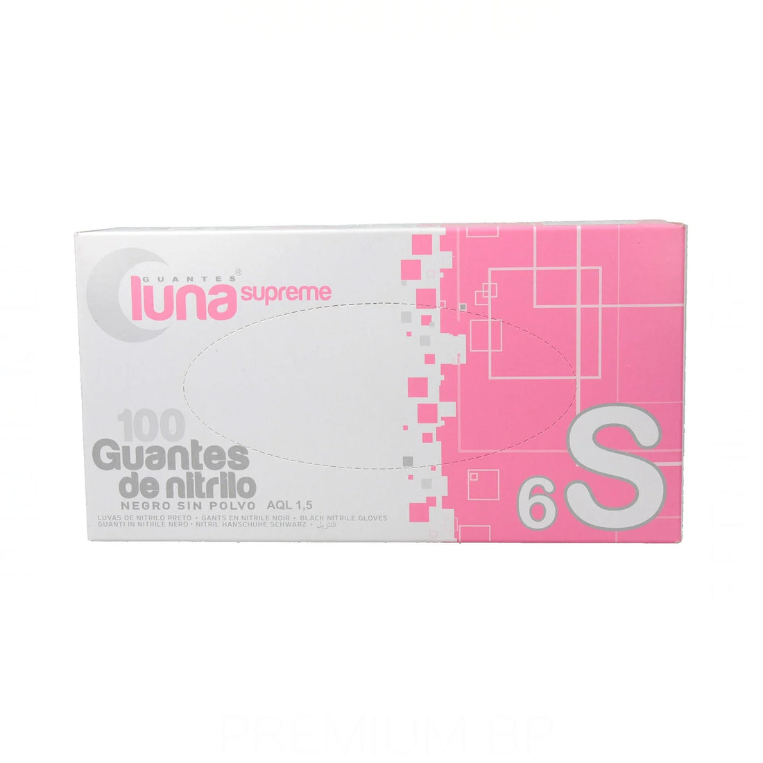 Guantes Nitrilo Negro Polvo Talla-S 100 Unidades