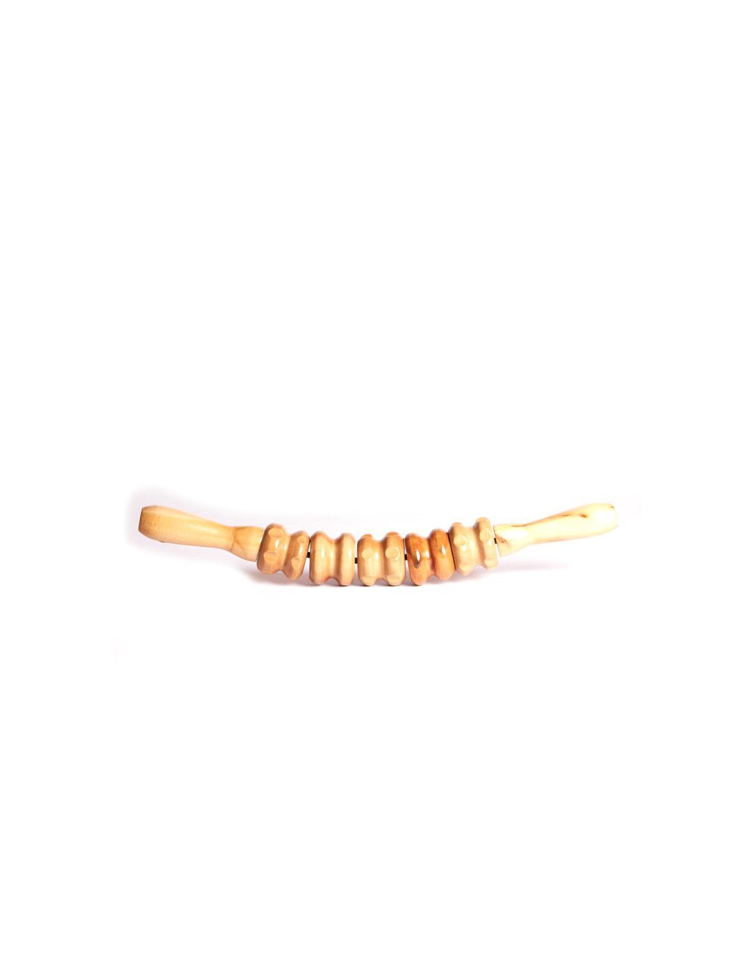 Maderoterapia Rodillo curvo con anillos dobles