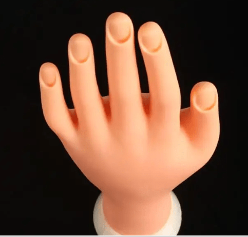 Mano de práctica para manicura, modelo de entrenamiento de uñas
