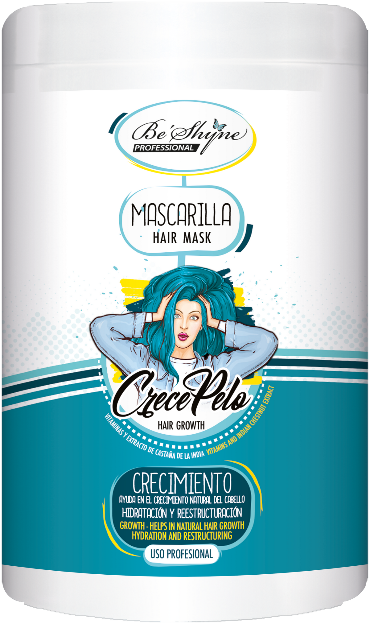 Be Shyne Mascarilla Crece Pelo 1000ml
