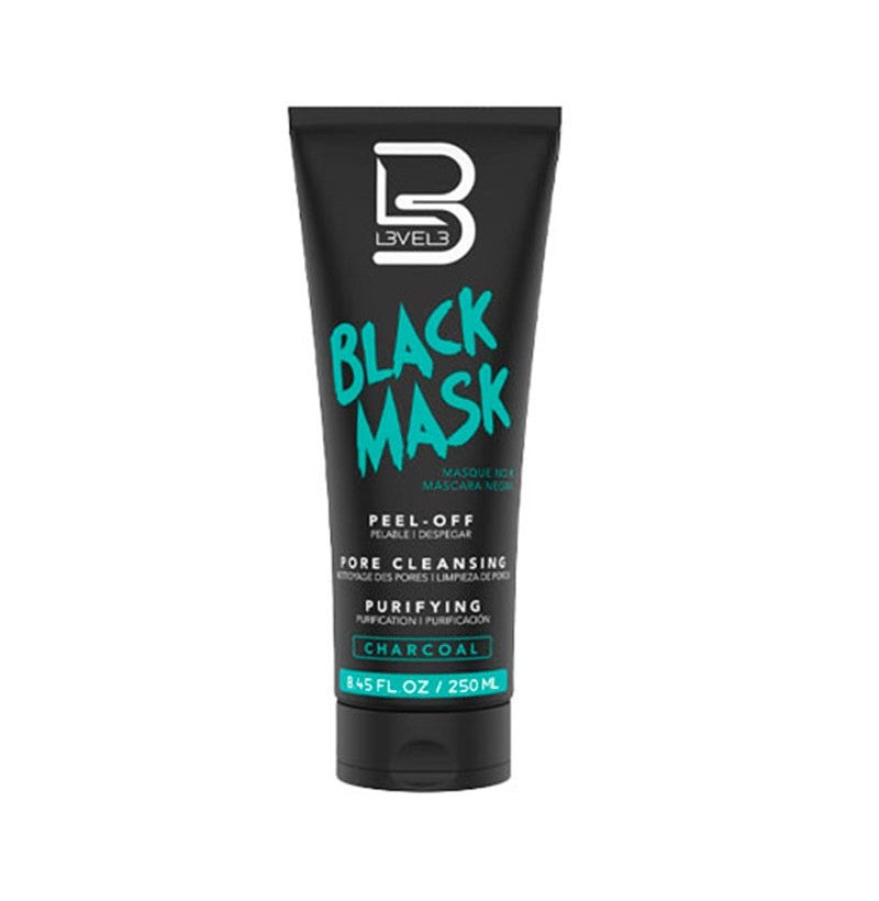 MASCARILLA NEGRA FACIAL CARBÓN VEGETAL 250 ML L3VEL3