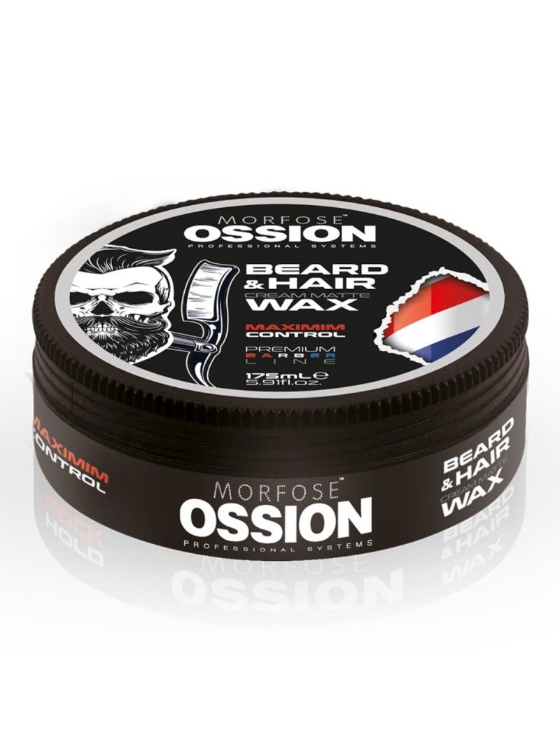BEARD & HAIR STYLING WAX, Cera para peinar cabello y barba 175ml