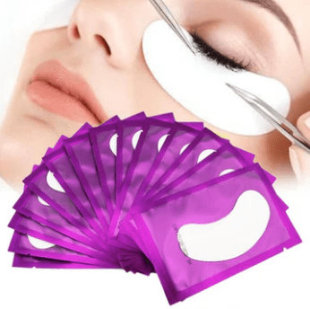 Parche de gel para extensión de pestañas, violeta 10 und.