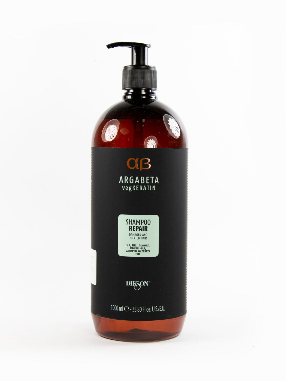 Dikson Argabeta, Champú Repair vegKeratin 1000 ml – Champú regenerador para cabello dañado y teñido